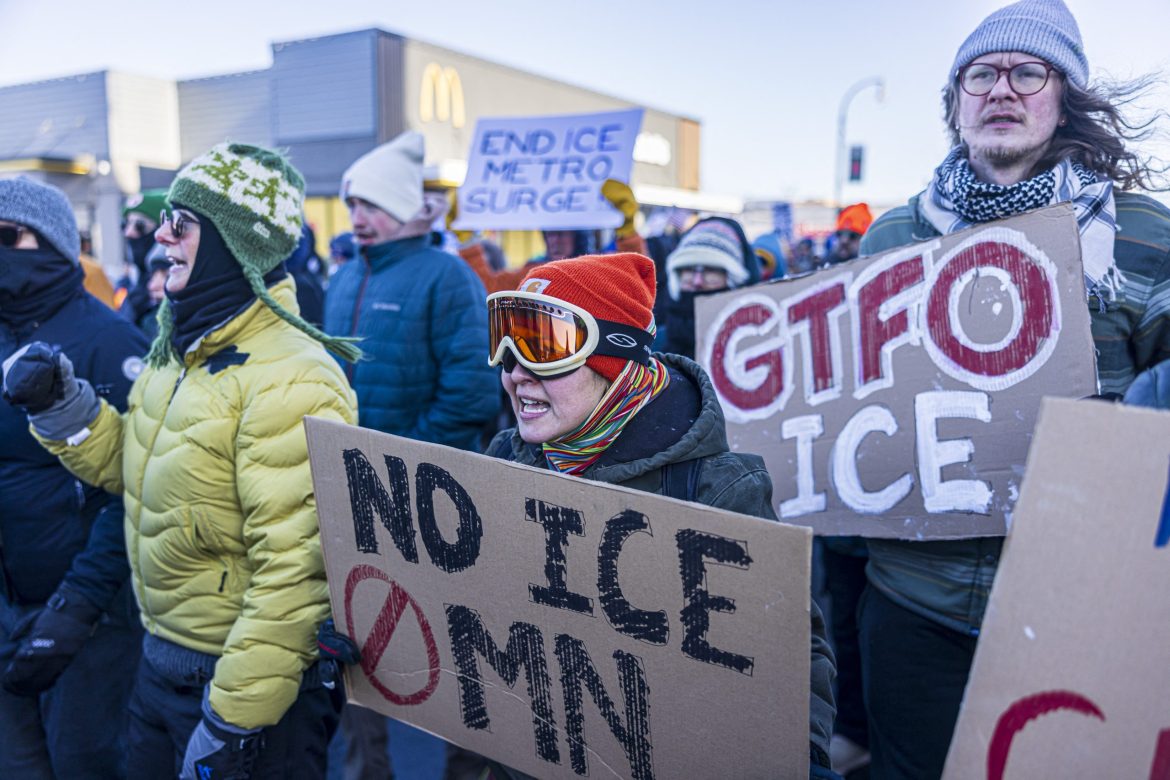 ‘ICE should leave now’: Community fury in Minneapolis after deadly shooting by federal agent