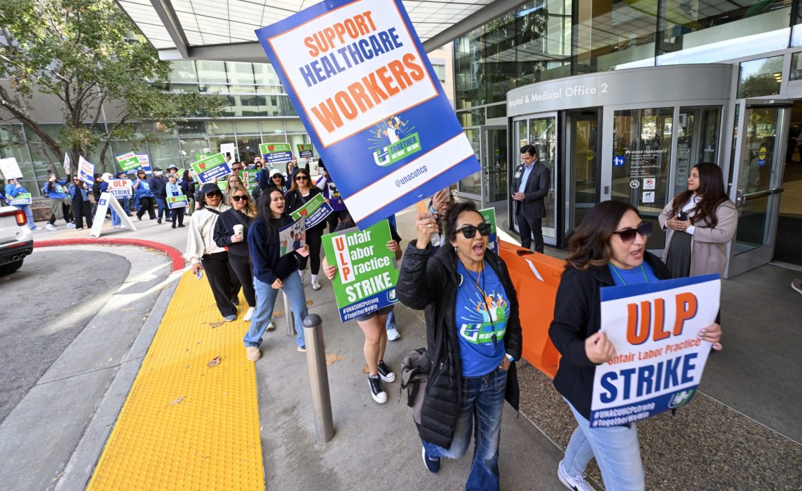 Massive strike at Kaiser Permanente enters third week with new unions joining the picket line